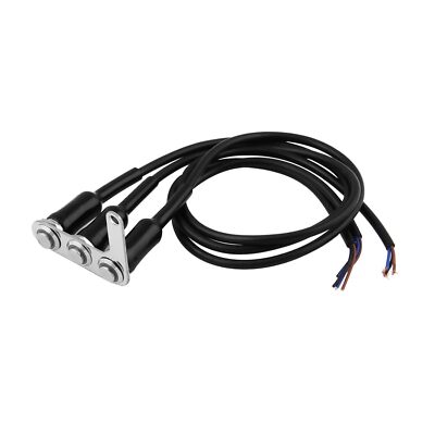Triple ON-Off Push Button 12V Waterproof LED Motorcycle Handlebar Switch Motor