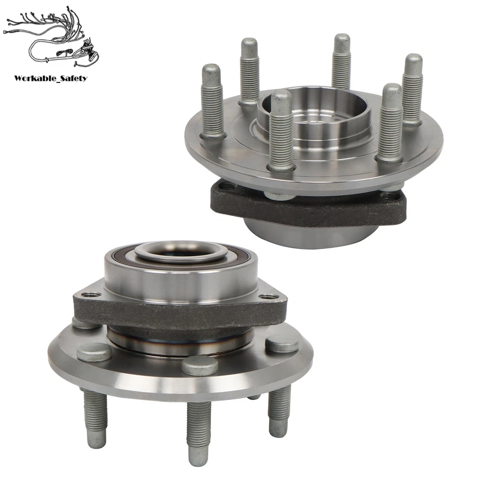 Conjunto de buje y cojinete de rueda delantera trasera para Chevy Traverse GMC Acadia 2007-2017 Foto 2 de 4