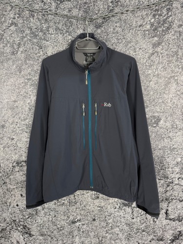 Herren RAB Sawtooth Softshell Full Zip Jacke Outdoor Trekking Größe L Large