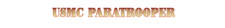 4" us marine corps usmc paratrooper gold bumper sticker decal usa made