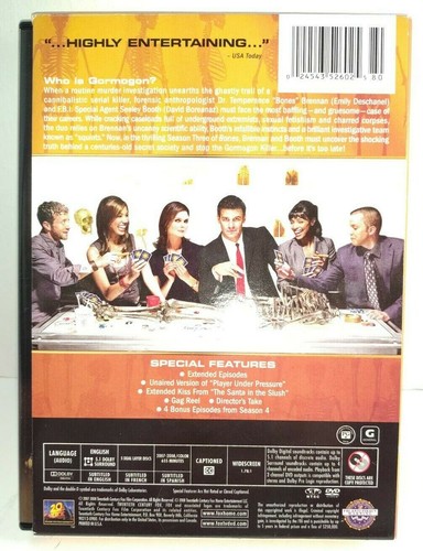 Bones Seasons 1-6 David Boreanaz Emily Deschanel 1 2 3 4 5 6 TV Drama - Picture 7 of 12