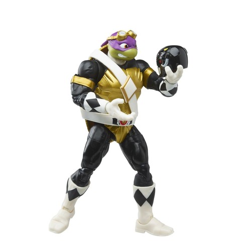Figuras Donatello y Leonardo - Power Rangers x TMNT - Hasbro de 6 pulgadas - Imagen 3 de 5
