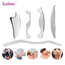 Stainless Steel Therapy Massage Tools Deep Tissue Massager Guasha Board