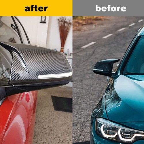 2x Carbon Fiber Side Mirror Cover Cap for BMW 3 Series F30 F31 320i 328i F32 F36 - Bild 3 von 11