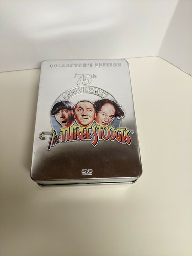 The Three Stooges 75th Anniversary Edition 3 DISC SET COLLECTORS TIN w/ Booklet. - Picture 9 of 11
