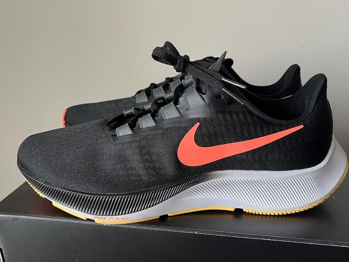Nike Mens Air Zoom Pegasus 37 BQ9646-010 Black Running Shoes 