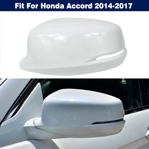 Pearl White Left Rearview Mirror Cover Housing Shell For Honda Accord 2014-2017 - Picture 5 of 6