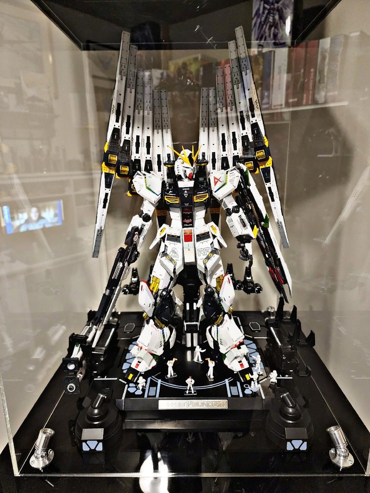 BANDAI METAL STRUCTURE Kaitai Shoki RX-93 ν Gundam N Gundam W/2 Set Fin ...
