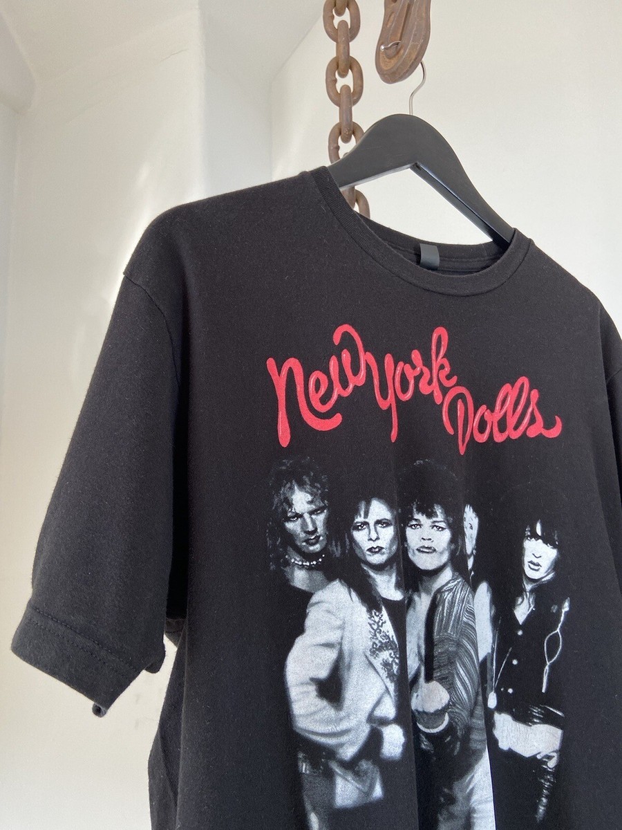 VTG New York Dolls T Shirt Punk Band Graphic Black Size L 2007 | eBay