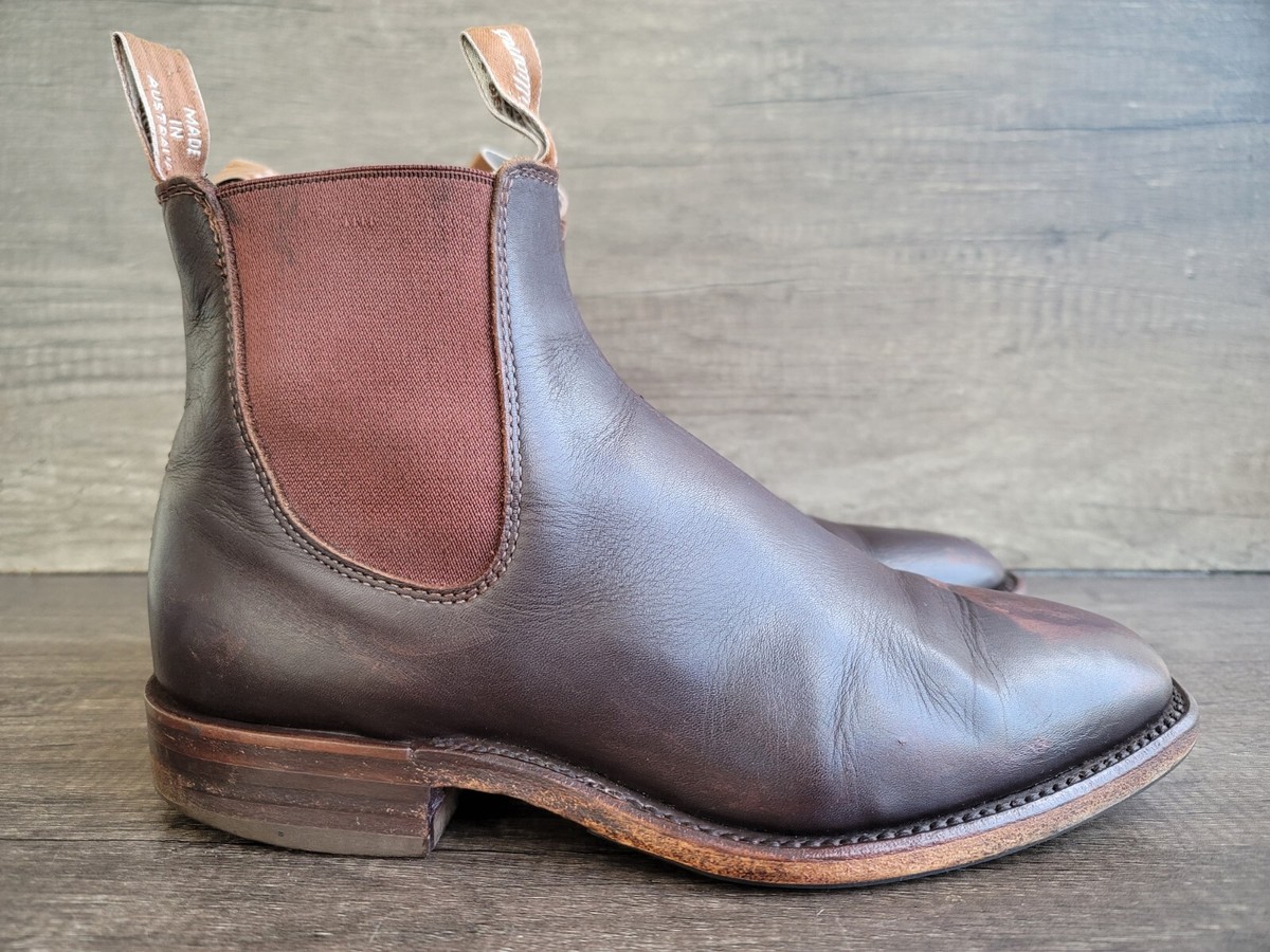 RM Williams Comfort Craftsman Brown Slip on Chelsea Boots Sz  display picture 1
