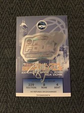 Billy Donovan Signed 2006 Semifinal Game Ticket NCAA Final Four 4 Florida Gators