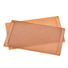 2 Stk. | 9x15cm Lochrasterplatine einseitig pcb Leiterplatte Prototyp Platine