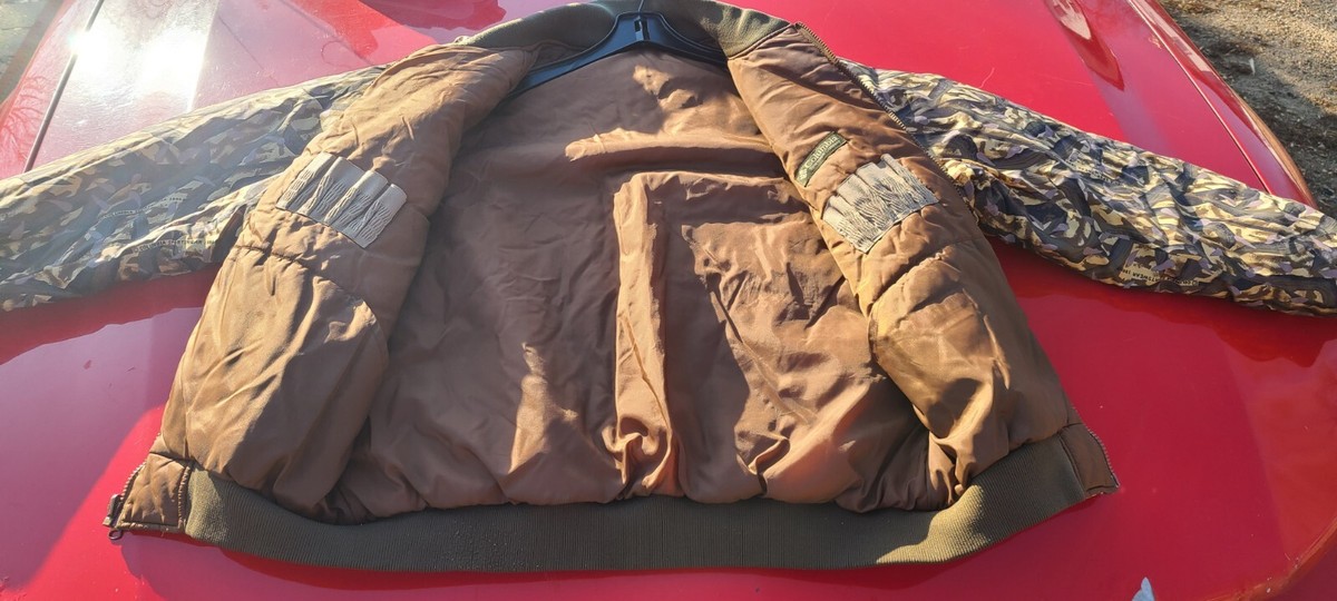 VIntage Columbia Delta Marsh 1995 Camo INSULATED Reversable