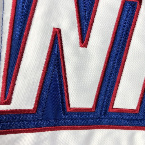 NEW YORK GIANTS SATIN JACKET STARTER MENS LIGHTWEIGHT ROYAL BLUE RED NWT - Picture 11 of 11