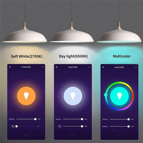 Wifi Bulb E27 B22 15W PIR Sensor Motion Smart LED Globe Lights Alexa Google Home - Picture 8 of 17