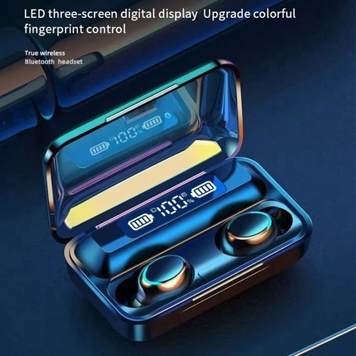 Ture Bluetooth5.0 TWS Sans Fil avec Powerbank Écouteurs Casque Stéréo Ear Bud - Photo 11 sur 18
