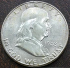US 1948-D Franklin Half Dollar  **