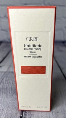 Oribe Bright Blonde Serum Moisturizing Tone Correction Heat Protection 3.4 fl oz