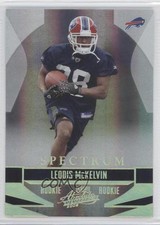 2008 Playoff Absolute Memorabilia Rookie Spectrum Gold 3/25 Leodis McKelvin 0a1
