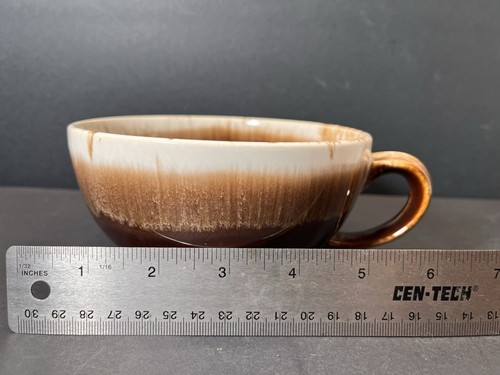 McCoy Brown Drip Soup Chili Bowl with Rare 1967 MCP USA Mount Clemens Mark - Picture 6 of 17