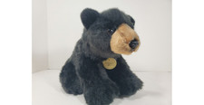 Aurora Miyoni Black Bear 9" Plush Stuffed Animal
