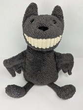 Jellycat Toothy Grin Bat Plush - Gray Halloween Bat   Retired/Rare/HTF
