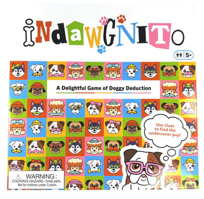 Indawgnito Board Game Sealed Dog Guessing Family Party Game Guess Who Style