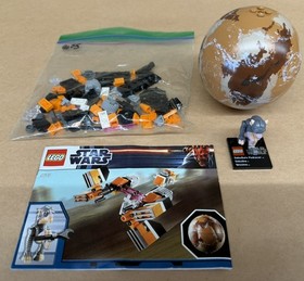 LEGO Star Wars 9675 Sebulba's Podracer & Tatooine 80 Pieces No Box Pre-Owned