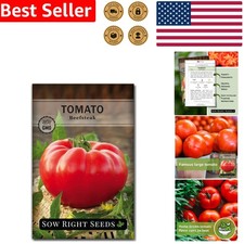 Heirloom Beefsteak Tomato Seeds for Robust Home Gardening - 45 Count Packet