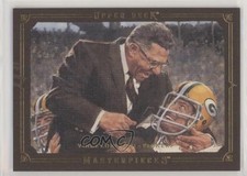 2008 Upper Deck Masterpieces Brown Framed 6/99 Vince Lombardi #86 HOF m5e