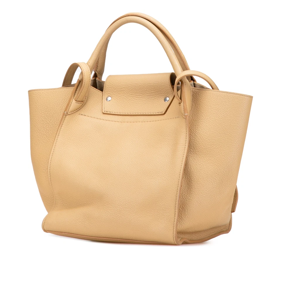 Bolso grande pequeño Celine autenticado de cuero de becerro marrón caramelo Foto 2 de 4