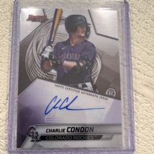 2025 Bowman's Best Charlie Condon Colorado Rockies Auto Insert #B25-CC