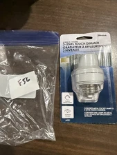 Westek Touch Dimmer Medium Base White  Socket 6603BC Westek 6603BC 070686491157