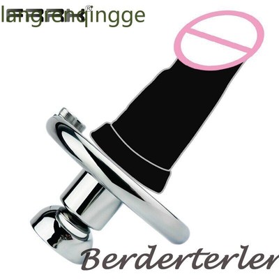 FRRK Sissy Flat Pad Negative Male Chastity Device Half Cage Combination Lock New