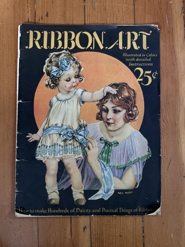 1920s Ribbon Art Craft Book