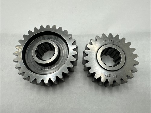 Set 11 REM Polished SCS Gearbox Lightweight Steel Quick Change Gear 10 Spline