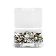40Pcs Metal Jeans Button Tack Buttons Replacement Kit Repair For Sewing Pants