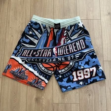 Mitchell & Ness 1997 Basketball Shorts Men’s Large NBA All Star