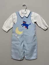 Vintage Betti Terrell by Johnston Cow Jumped Over the Moon Romper 9-12 Mo