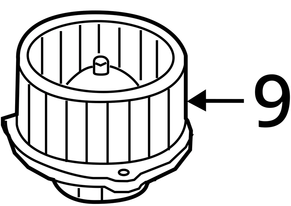 2016 Kia Sorento Blower Motor FWD 3.30L OEM 133K Miles - Used Part - Image 4 of 4