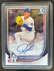 2025 Bowman Chrome Roki Sasaki Rookie Auto RC Rookie #CRA-RS Dodgers