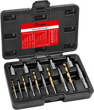 15Pcs Screw Extractor Set, Easy Out Extractor Set, Left Hand Drill Bit Hex Head