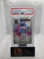 2025 Impeccable - Watercolor Auto #10/35 - PSA 8 - Bobby Witt Jr - Royals 