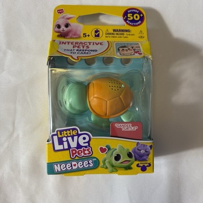 Little Live Pets NeeDee ''Sandee'' Turtle Interactive Toy Sounds 50 Reactions