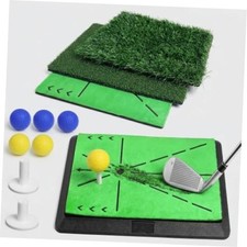 Golf Hitting Mat,Golf Training Mat with Instant Swing Path Feedback, 18X13 inch