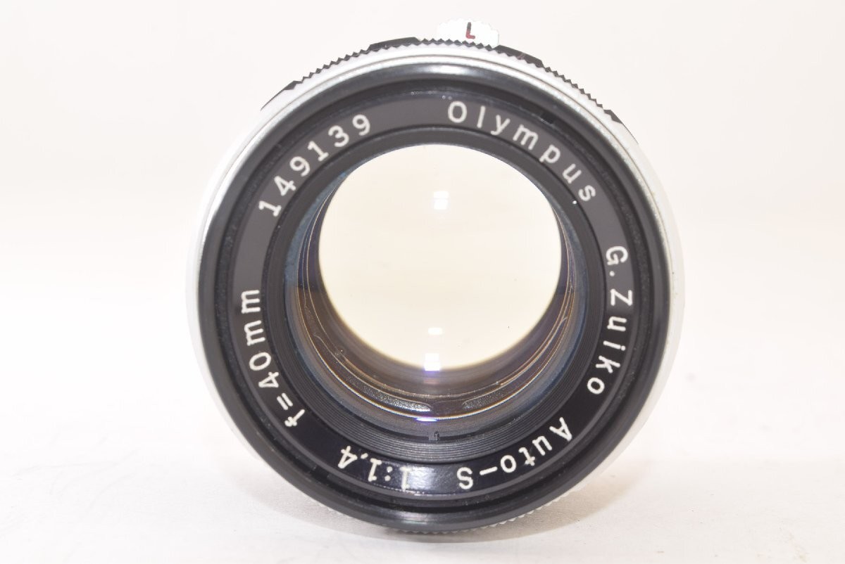 OLYMPUS G.Zuiko Auto-S 40mm f/1.4 Lens Classic Manual Focus Prime