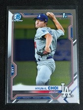 2021 Bowman Chrome 1st Rookie RC Hyun-Il Choi #BCP-130 Dodgers