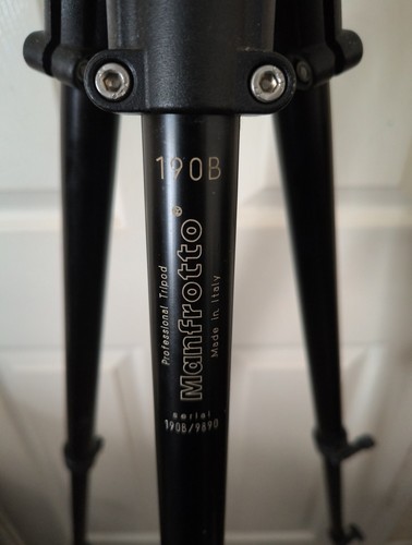 Manfrotto Art. 190B Tripod Professional photography Cinematography Italian Made - Picture 4 of 8