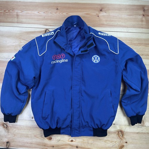 Vintage Volkswagen Racing Team Jacket VW Pirelli Castrol TNT Racingline Size S
