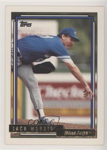 1992 Topps Traded Jack Morris #77T card
